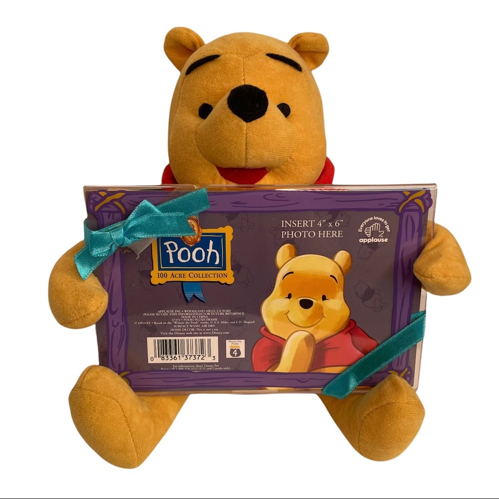 DISNEY Winnie-the-Pooh Plush 4”x6” Picture Frame